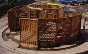 A wooden structure