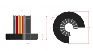 Measurement Diagram in colour by Jean