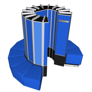 Cray-1 Rendering by Jean
