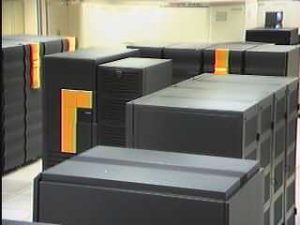 These are the Pittsburgh Supercomputing Center's CRAY J90 systems. L toR Clove, Ginger, and Golem. Also a T3E.