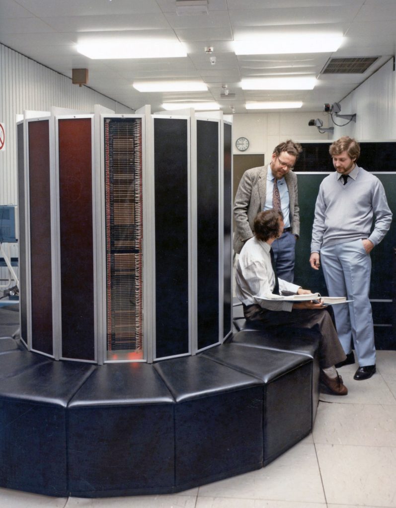 Illustration 2: Cray 1, S/N 1 at its final customer installation ~1989