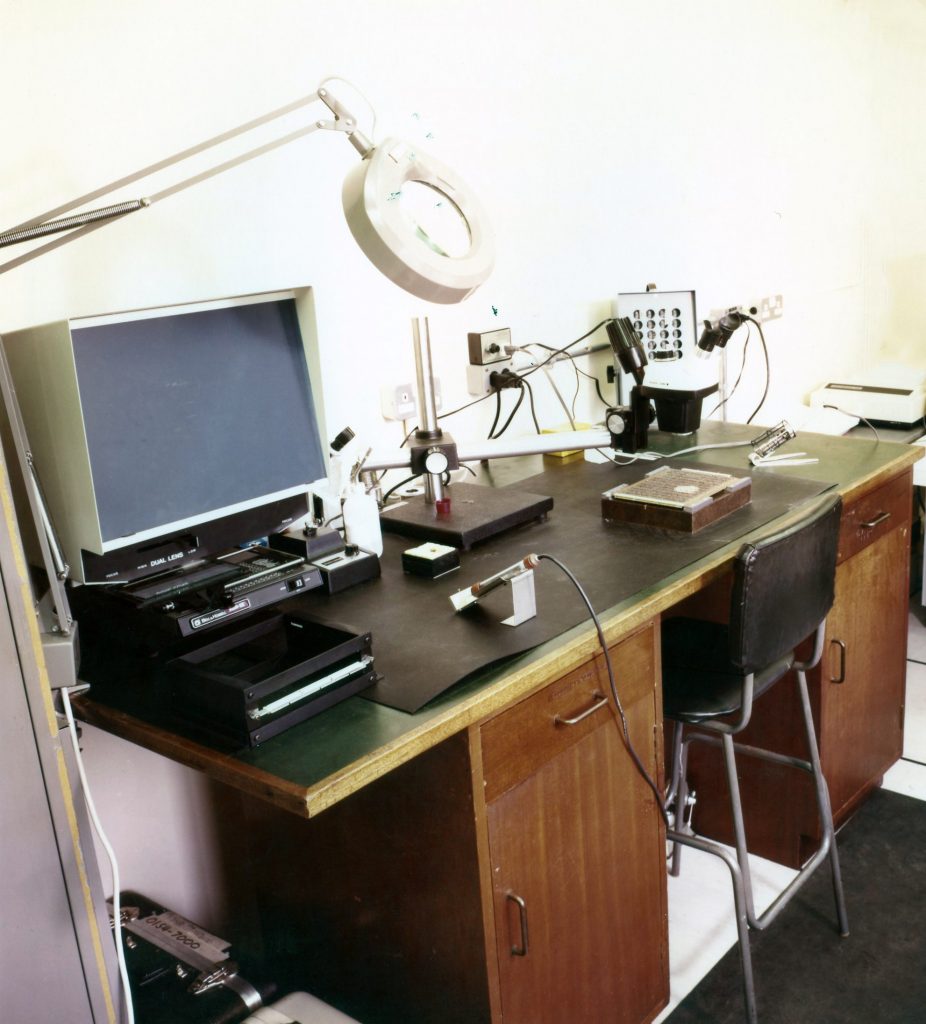 Illustration 17: Site Engineer's module repair work bench